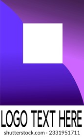 Square logo with blue and purple gradient