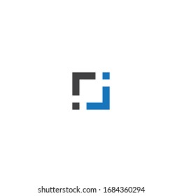 Square logo business vector design