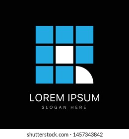 Square Logo, Colorful Design, Colorful Logo