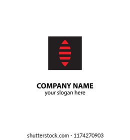 square logo design element, abstract logo design use square as element