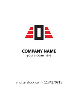 square logo design element, abstract logo design use square as element