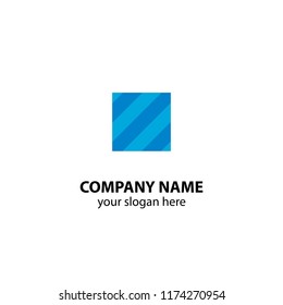 square logo design element, abstract logo design use square as element