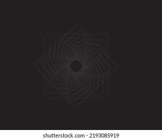 Square logo design icon template