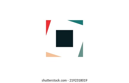 Square logo design, photography logo