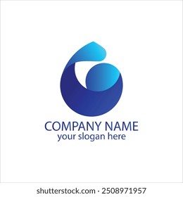 Square Logo Design Template for Business Brand