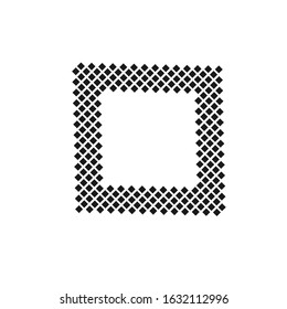square logo design vector template