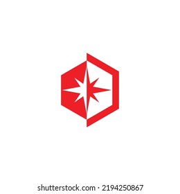 square logo icon bearing the initial A star technology illustration