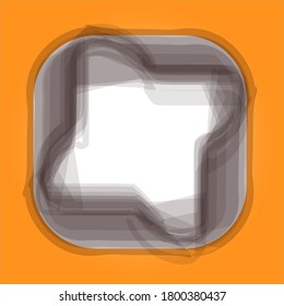 square logo icon on a shaded background