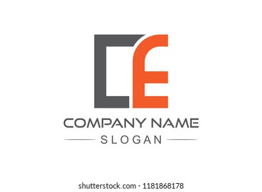 square logo letter c and e