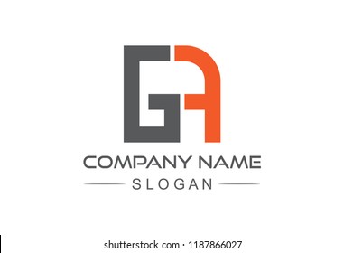 square logo letter g and a