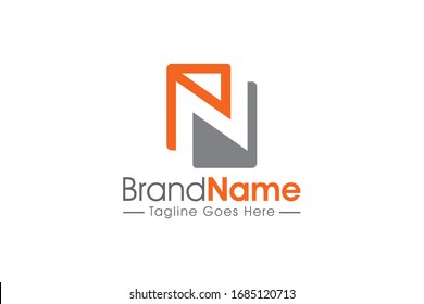 square logo letter n couple linked