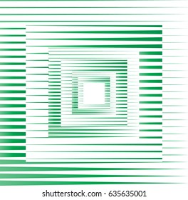 Square Logo with lines.unusual flat icon Design .Background with Vector stripes .Geometric shape.