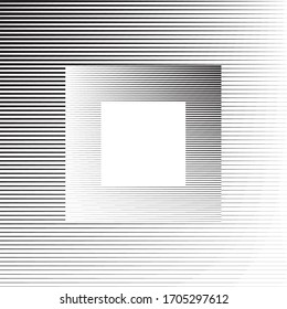 Square Logo with lines.unusual icon Design .Background with Vector stripes .Geometric shape.