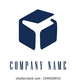 Square logo, suitable for a wide variety of media. can be customized.