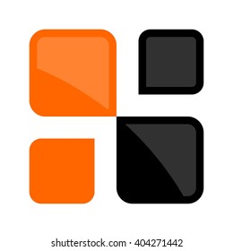 square logo vector. 