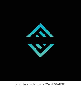 Square logo vector art design