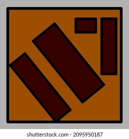 Square logo vector for illustration, logo ,and business