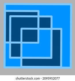 Vector de logotipo cuadrado para ilustración, logotipo y negocio