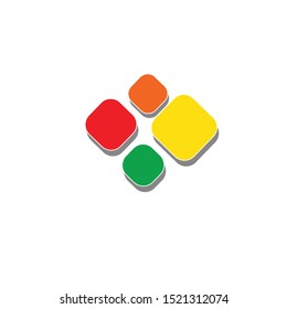 Square Logo Vector Proffesional Company