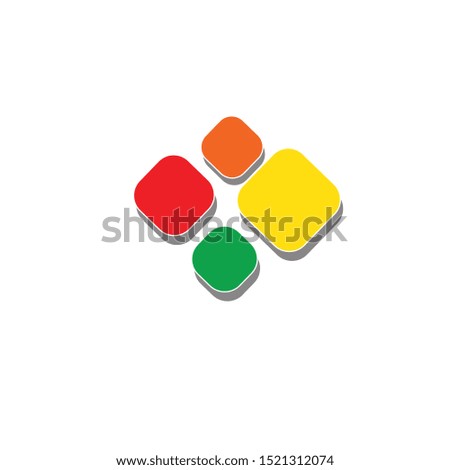 Square Logo Vector Proffesional Company