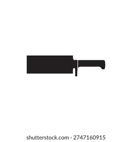 Square machete silhouette vector illustration design on white background.