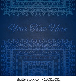 Square mandala ornaments with space for your text