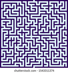 Square maze. Labyrinth. Vector illustration.