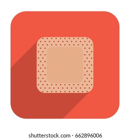 Square Medical Patch Icon