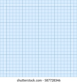 Square mesh pastel tone sketch art board background. Design element grid paper