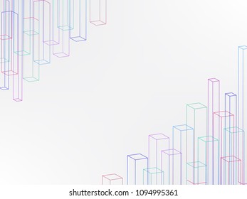 Square modern background.
