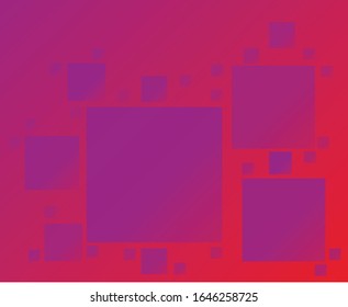 Square modern background with purple concepts design colour