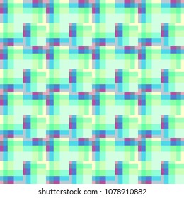 Square modern pattern art abstract colorful seamless background vector