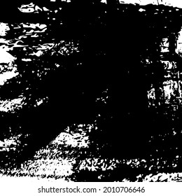 El fondo cuadrado monocromo está salpicado de pintura. Ilustración del vector