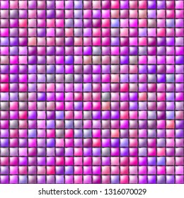 
Square mosaic seamless purple red tint. Vector graphics.