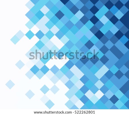 square mosaic vector background corner design