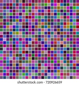 Square multicolored mosaic background