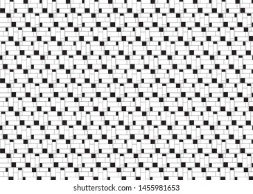 Square multi-line seamless pattern vector background.