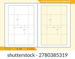 Square napkin tissue box dieline template with bleed, trim, and crease lines, featuring technical measurements of 100mm, 135mm, and 85mm in format