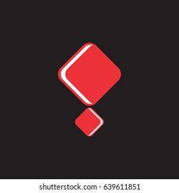 square objects design logo