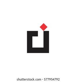 square objects design logo vector