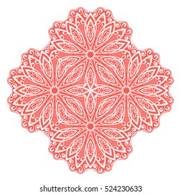 Square ornament Isolated design element Vector illustration