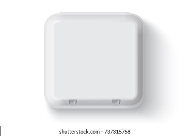 square package  mock up vector template