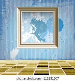 square painting frame. vector design