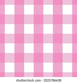 diseño cuadrado de color rosa pastel para el patrón y el fondo.