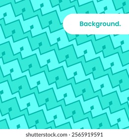 Square pattern background in cyan colors. Colorful background vector illustration.