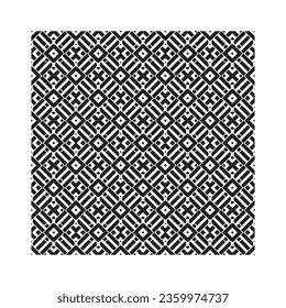 Square pattern - Black white pattern Dash Background Textured Abstract Pattern