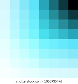 Square pattern blue color abstract on background