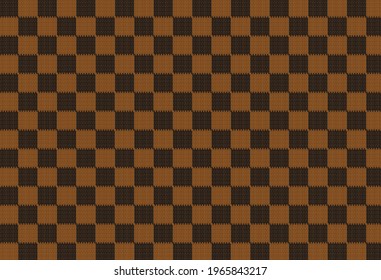 square pattern brown and black vector template