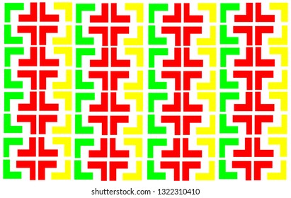 Square Pattern Colorful