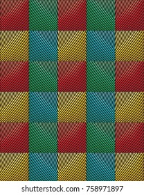 Square pattern  colorful